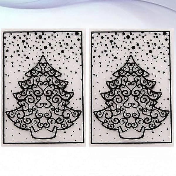 2 stk. Eming skabeloner til papir scrapbooking DIY håndværk