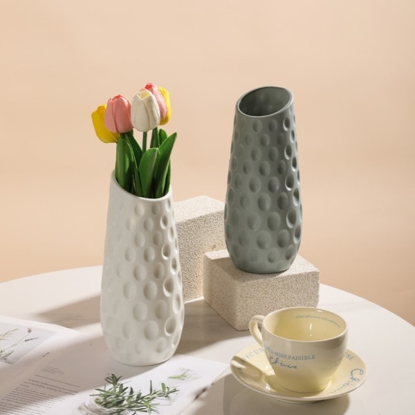 Blomvas Blomkruka GRÅ Grå