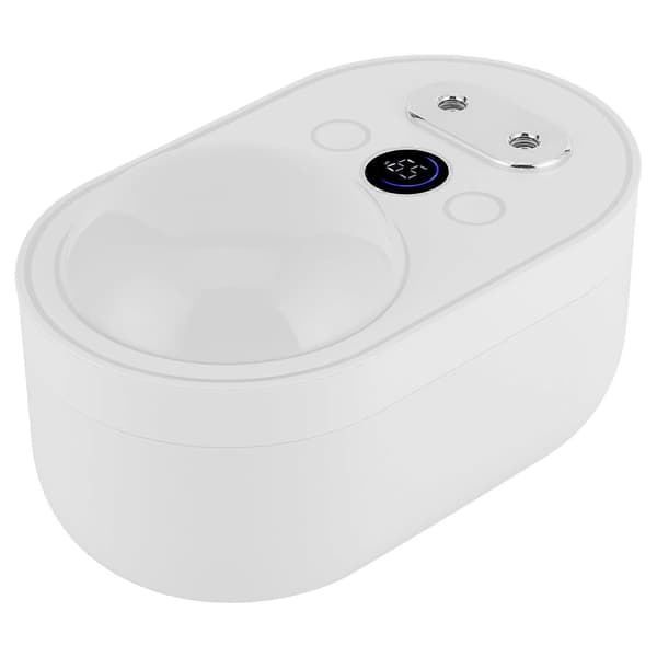 1000ml Dobbel Spray Projeksjonsluftfukter, 4000mAh Nanometer Atomiseringsluftfukter, USB-lading, Hvit