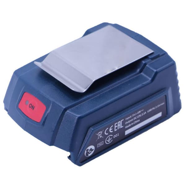 For Bosch 14.4-18v USB-grensesnittadapter med indikatorlys
