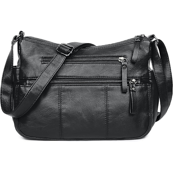 Damehåndtasker Dameskuldertasker Bløde PU læder håndtasker Crossbody tasker Multilomme håndtasker Skuldertasker Damehåndtasker Rejsetasker