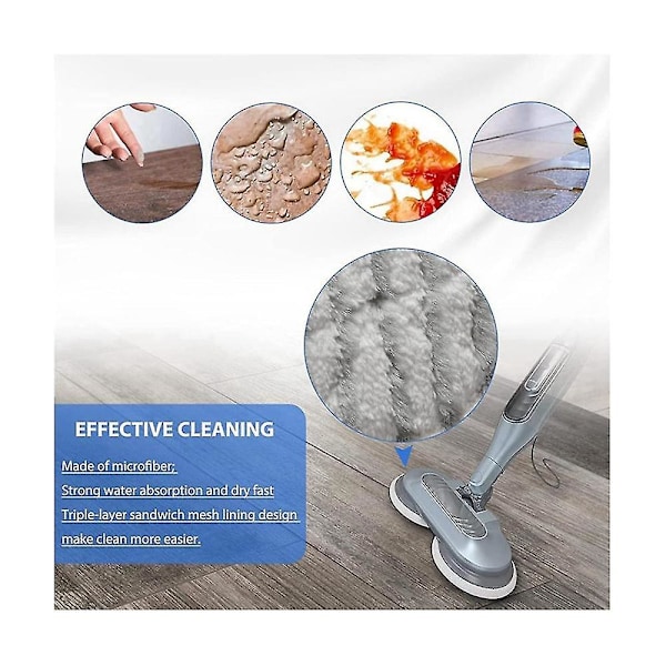 16 kpl S7000 Moppityynyjä S7000amz S7001 S7001tgt S7000 -sarjalle ja Scrub All-in-one -moppille
