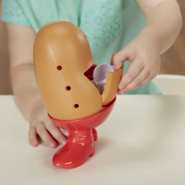 Klassisk leksak för barn från 2 år och uppåt, innehåller 12 delar och bitar för att skapa roliga ansikten