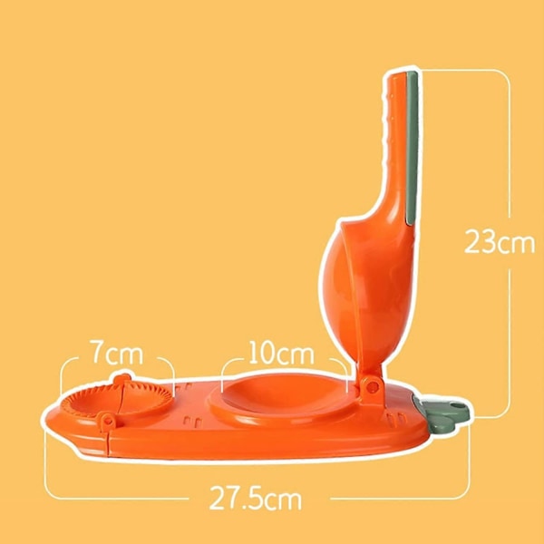2 i 1 Dumpling Maker, Deigpresse og Ravioli Formsett, Dumplings Maker, Mini Kjøkkenredskap for å Lage Dumplings, 2024 Ping