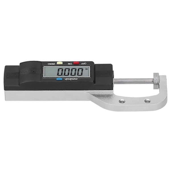0-25 mm/0-1 tomme Digital Mikrometer Elektronisk Tykkelsesmåler Udvendig Måler Lineal Industriel Kvalitet 0,01 mm Måleværktøj
