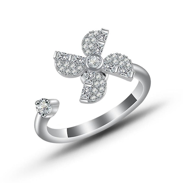 Fidgetring til kvinder, spinnerringe mod stress og angst, meditationsring, anti-angst, beroligende ring, smykker, Valent Style 4 Style 4