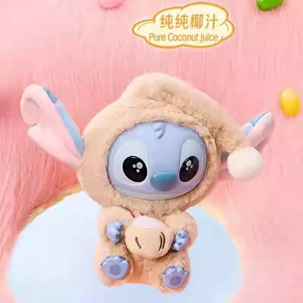 Stitch Måste Äta en Tugga Serien Vinyl Plast Stitch Överraskningsbox Docka (Slumpmässig)