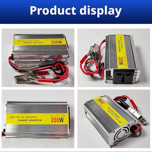 DC12V til AC220V Bil Strømomformer Maskine, E7R6