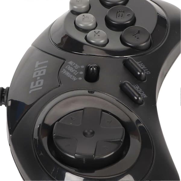 för Sega Controller 9 Pin 16Bit Mini Handhållen Ergonomisk Klassisk Portabel Gamepad Controller