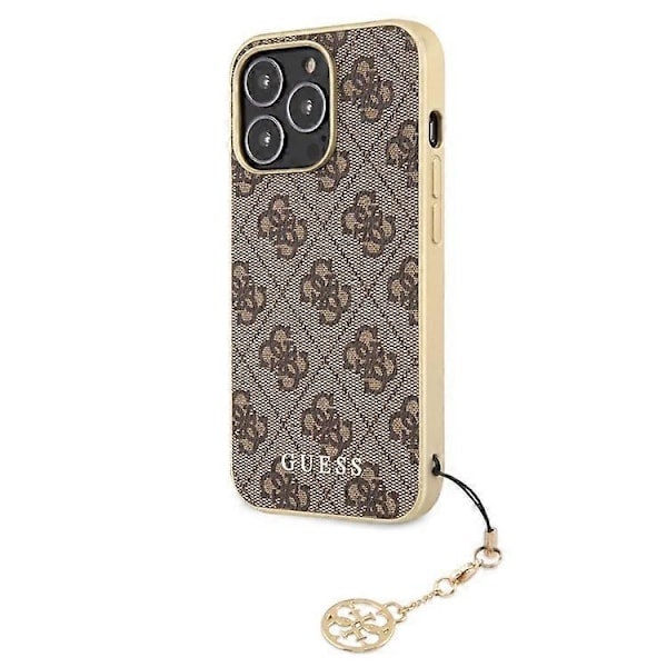 Guess 4G Charms Skal & Skydd för iPhone 13 Pro Max - Brun