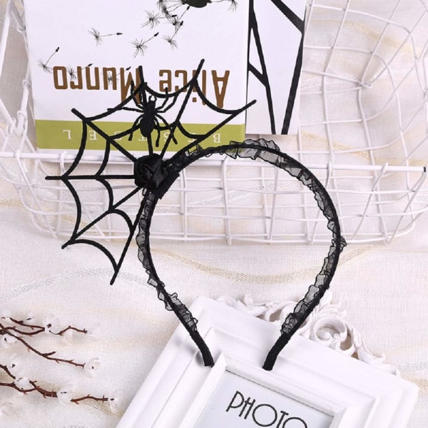 Halloween Spider Web Ghost Pumpkin Hair Hoop Cosplay pannebånd