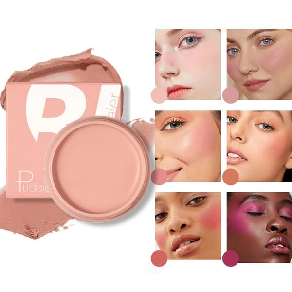 9-farvers blush Mat blush Blush Mud Enkeltfarvet blush #02