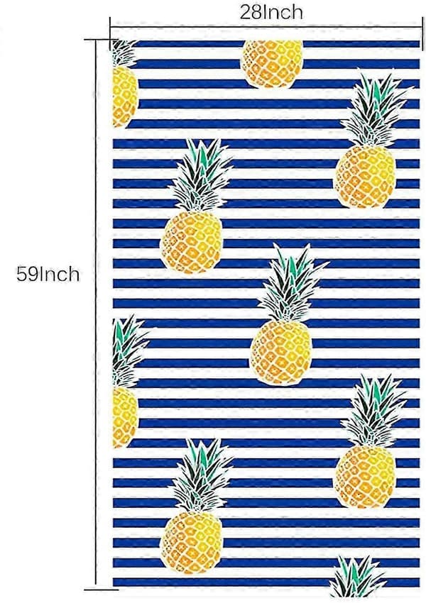 Ylisuuri rantapyyhe - ananas