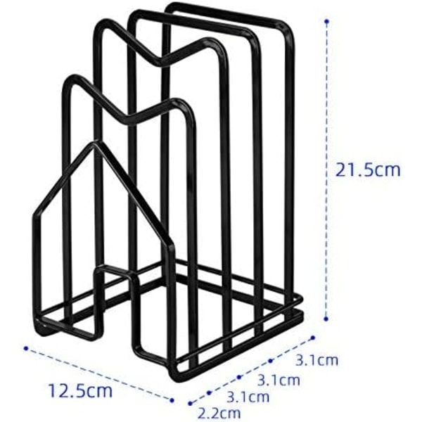 Cutting Board Holder, Lid Rack, Cutting Board Storage Rack, Kitchen Countertop Drain Rack
