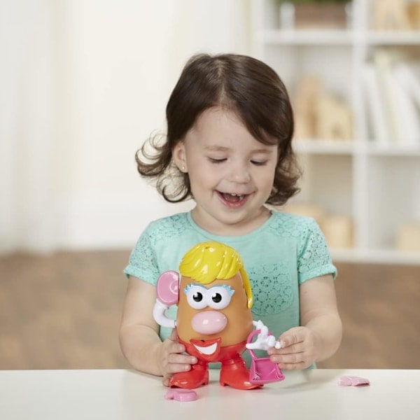 Klassisk leksak för barn från 2 år och uppåt, innehåller 12 delar och bitar för att skapa roliga ansikten
