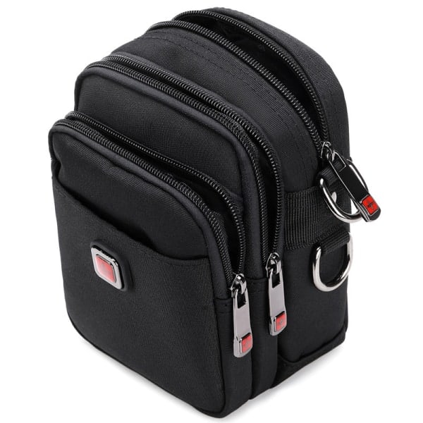 Oxford Canvas axelväska herr Casual axelväska för män (M)