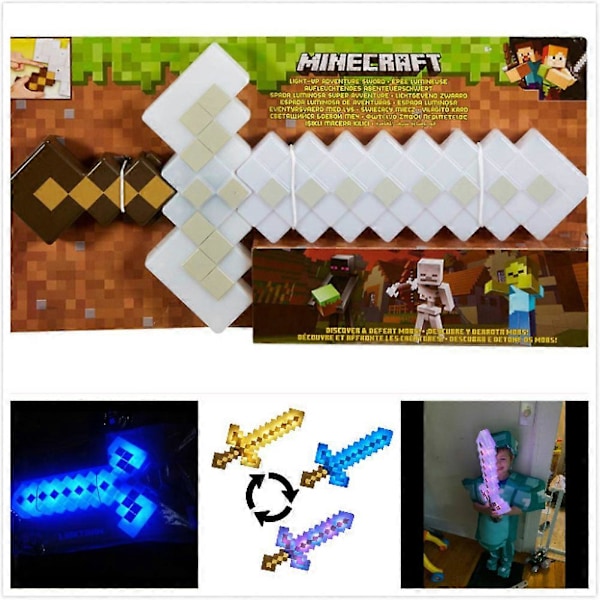 Hjem Dekoration Minecraft Spil Fakkel Lampe Led Natlys Genopladelig Gave