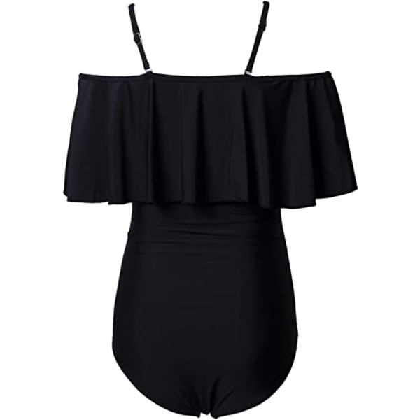 Sommer gravid badetøy Bikini for kvinner Tankini Beachwear Black XL Black XL