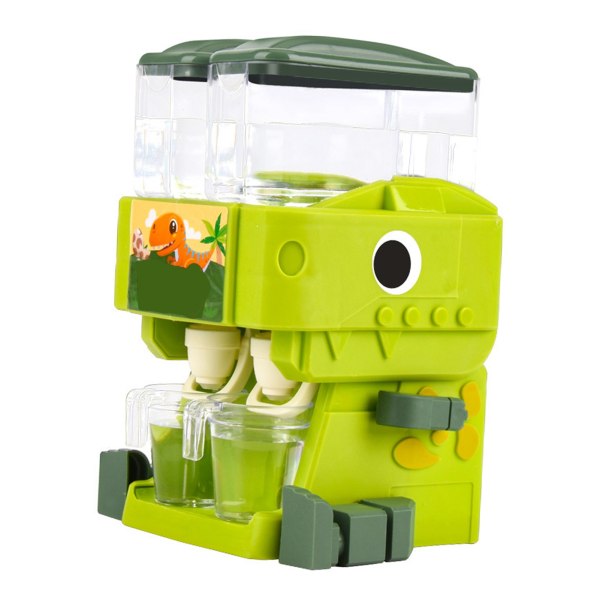 Lekhus leksaker dinosaurie vatten dispenser leksaker kan dispensera vatten små barns dryckesmaskin grön