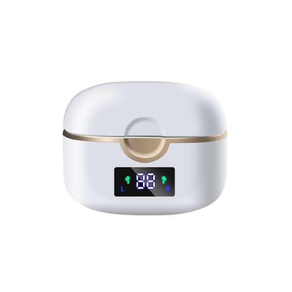Wireless Bluetooth 5.0 Headphones with Dual Dynamic Drivers White