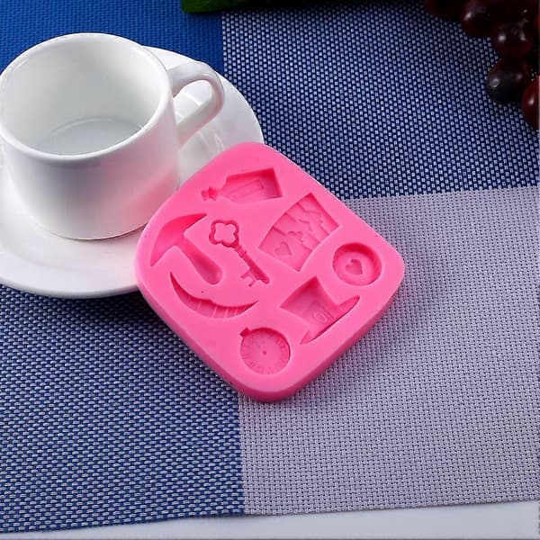 Silikon fondantform, julekakeform, sjokoladeform, baking, sukkerdekorasjon, HOT