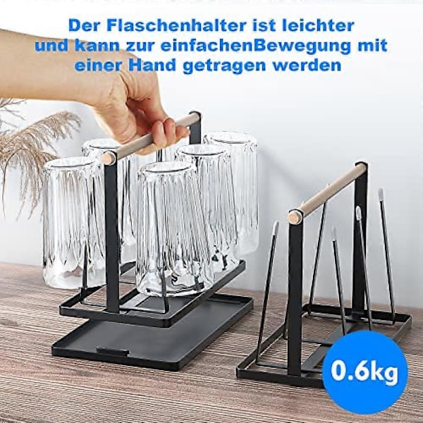 Sodastream flaskeholder, til 6 flasker, med aftagelig dræningsmåtte