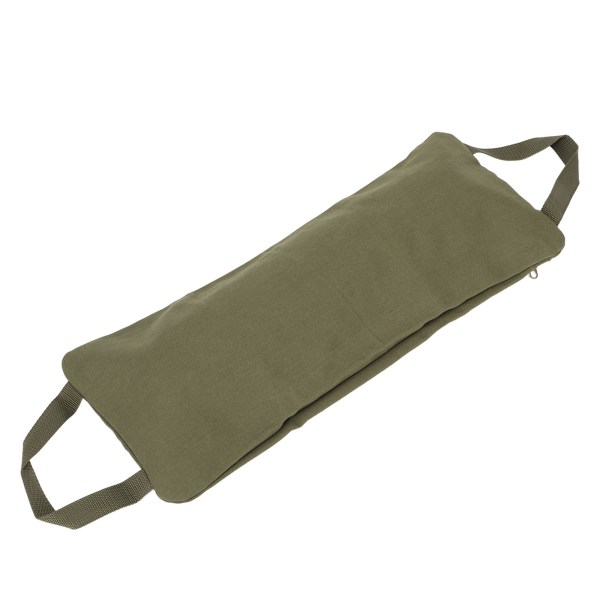 Sports multi-farge fitness lerret vektløfting sandbag sandbag slim arm yoga bag gjenfyllbar (militærgrønn)