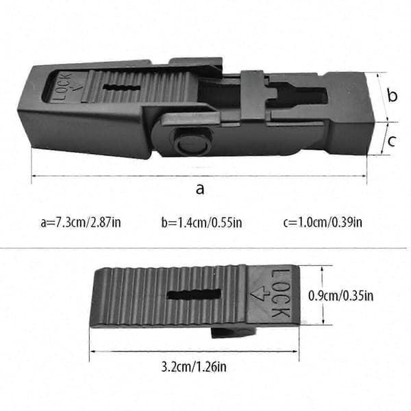 2x Frontviskerklemme Dkw100020 For Range Rover L322
