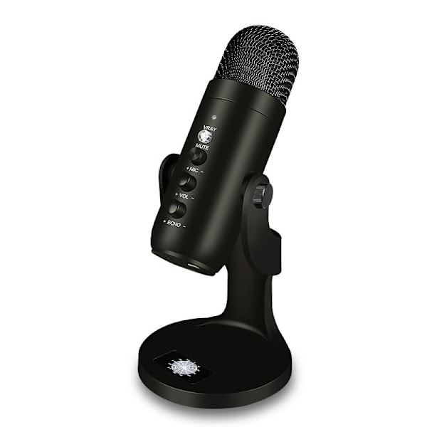 USB-mikrofon, ZealSound kondensatormikrofon til iPhone PC bærbar computer tablet og Type-C mobiltelefon, bordmikrofon til optagelser streaming