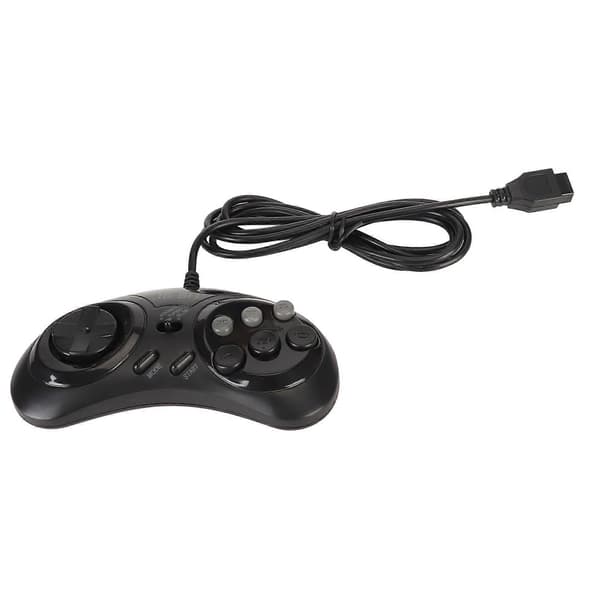 för Sega Controller 9 Pin 16Bit Mini Handhållen Ergonomisk Klassisk Portabel Gamepad Controller