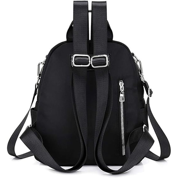 Ryggsäck Dam Axelväska Dam Vattentät Nylon Ryggsäck Liten Mode Ryggsäck Handväska Lättviktig Casual Reseryggsäck Flerficks Skolväska