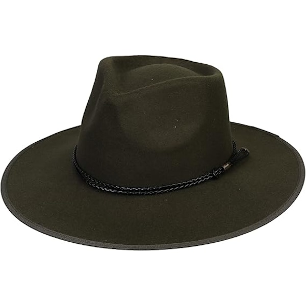 Bredskygget Fedora - Panama Hat i Uldfilt