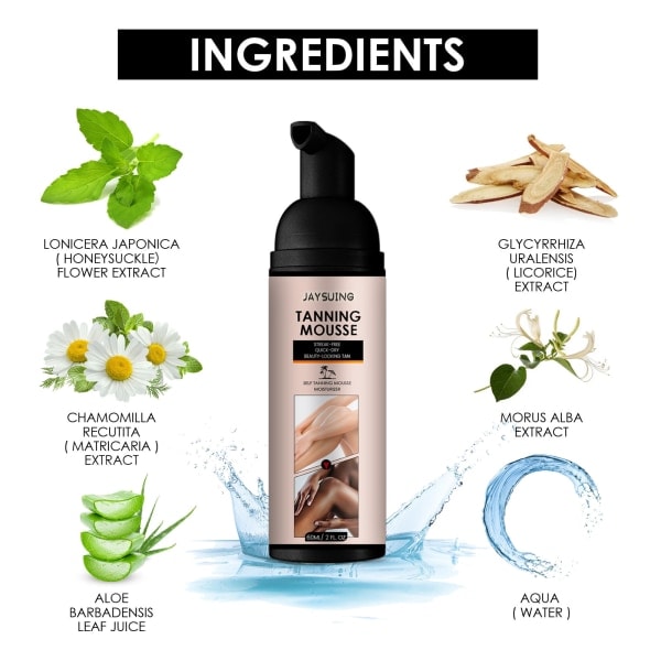 Sommarmousse väriä korjaava kosteuttava itseruskettava mousse, itseruskettava mousse, ruskettava mousse itseruskettaja, ruskettava mousse vaalealle iholle