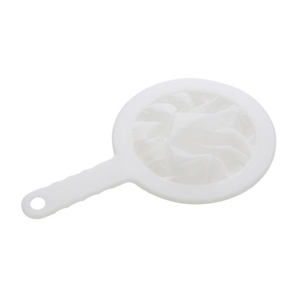 Pxcl Superfin Nylon Mesh Si Plast Si Til Sojamælk Kaffe Mælk Yoghurt Juice, Hvid, 24*14.5cm