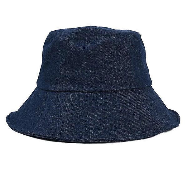 Solhat, Dame Bucket Solhat, Foldbar Udendørs Hurtigtørrende Hat, Vind- og UV-bestandig Hat (Sort)