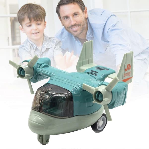 Mini Pull-Back Tegneserie Flymodel - Pædagogisk Legetøj til Børn og Dekorativ Gave