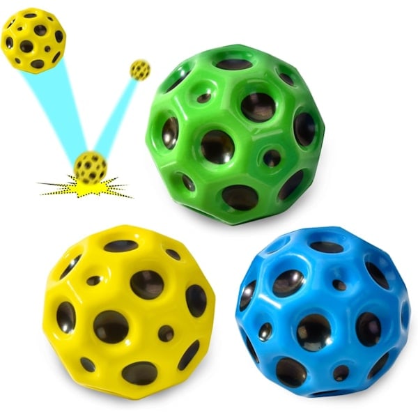 Mini hoppboll, ultralätt studsboll med extra hög studs, studsboll, interaktiva leksaker för stresslindring
