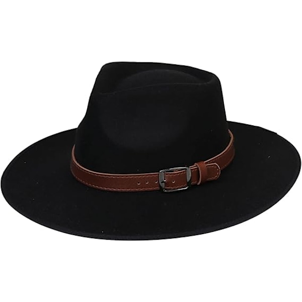 Bredbremmet Fedora - Panama-hatt i ullfilt