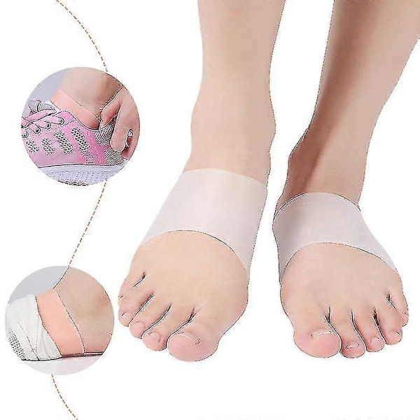 Arch Support Sleeves Plus - Doktorutviklede støtteinnlegg for flate føtter for menn og kvinner - 2 stk. - Lindring av smerter i fotbuen - Stor/xl PXCL