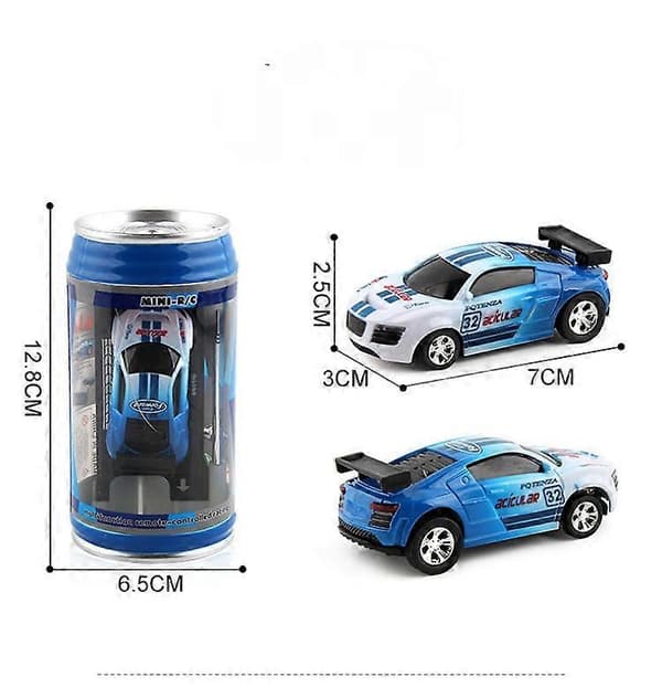 Radiofjärrkontroll Micro Racing Can Rc Bil För Barn
