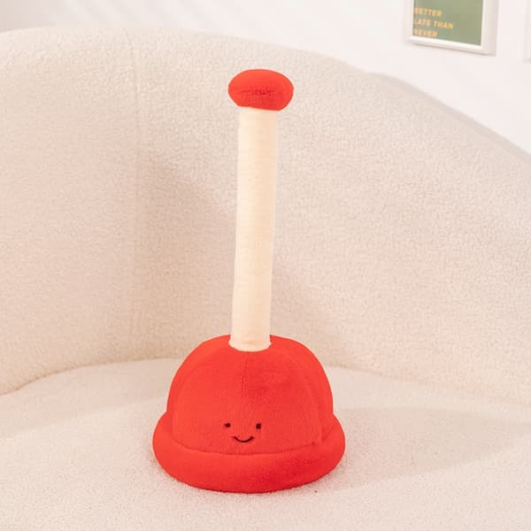 Nukke riipus leipä pehmolelu wc-tulppa 38 cm