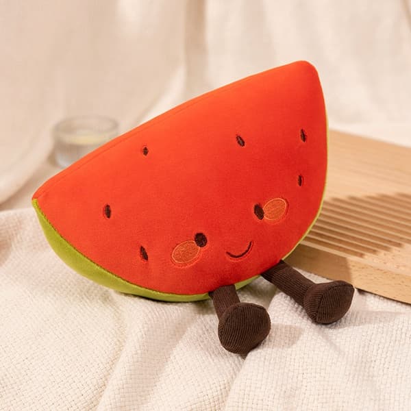 Nukke riipus leipä pehmolelu hedelmä vesimeloni 22 cm