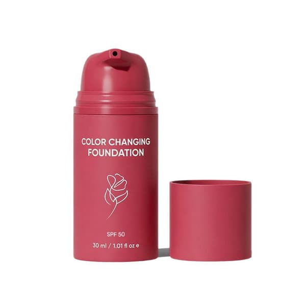 Fargeendrende foundation med SPF15, 30 ml beroligende og reparerende sminkebase