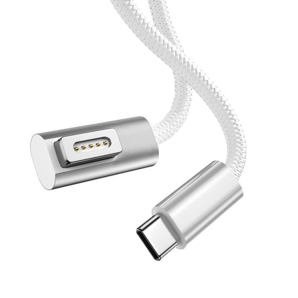USB Type-C til Magsafe 1/2 Hurtigladekabel for Magsafe 2 T