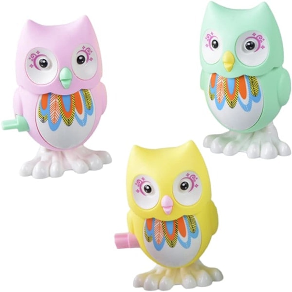 Vaguelly 3-pack Uppdragsleksak Klockverksleksaker Uggleleksaker Jul STO Gåvor Tecknad
