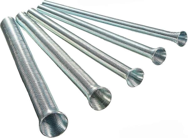 Set med 5 fjäderrör för bockning av koppar- och aluminiumrör, ladace