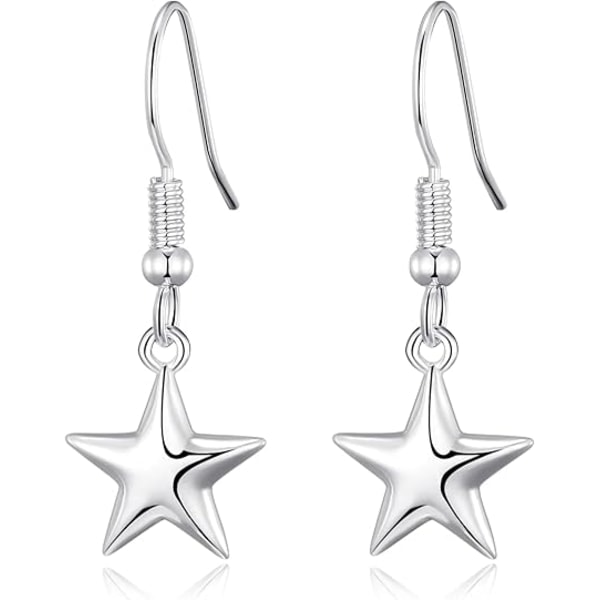 Star Sterling Silver Earrings