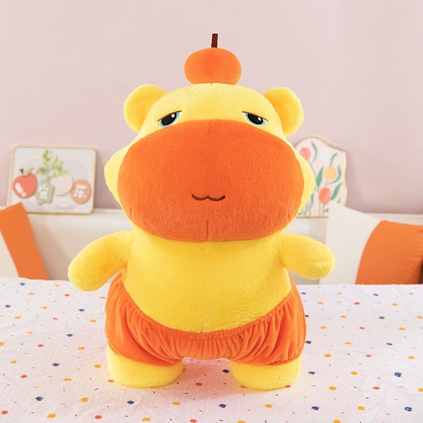 Capybara Lulu plyschdocka hudvänlig docka roligt sött uttryck tecknad leksak flickpresent 35cm