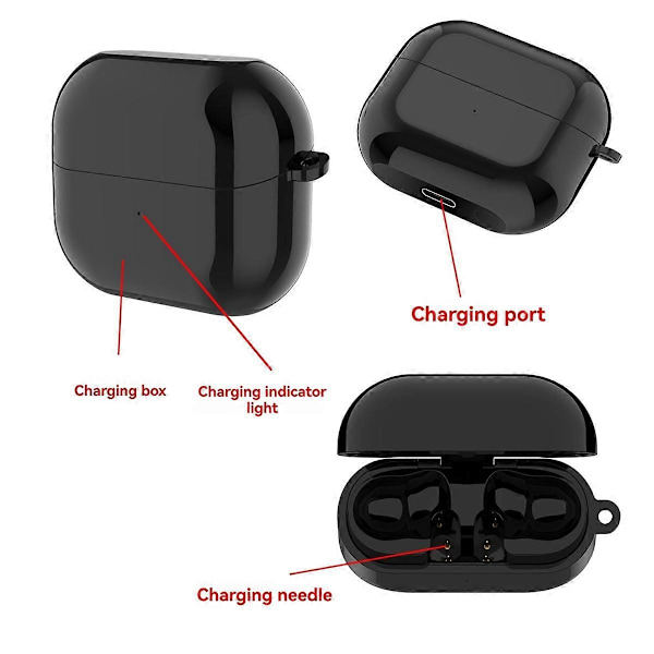 Galaxy Buds3 Pro Trådløst Ladeetui Sort