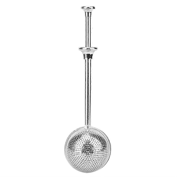 Uttrekkbar te-infuser i rustfritt stål, silfilter, te-tilbehør